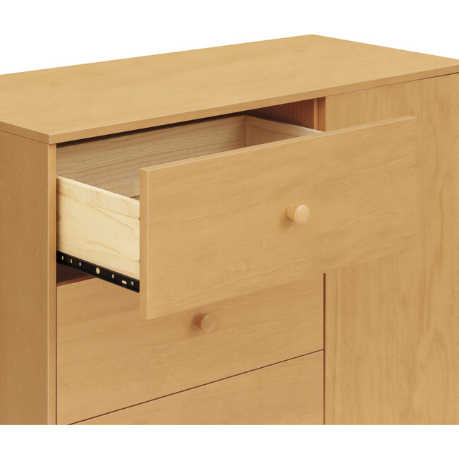Hudson Modern 3-Drawer Dresser in Honey - Dressers - 6