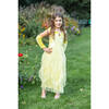 Velvety Soft Yellow Princess Gown with Arm Warmers - Costumes - 3