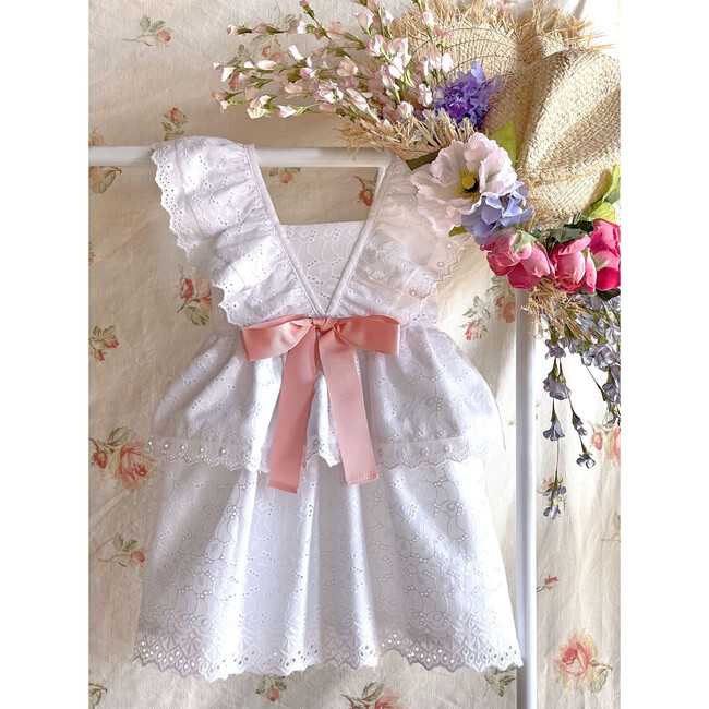 Queen Anne's Lace Dress, White