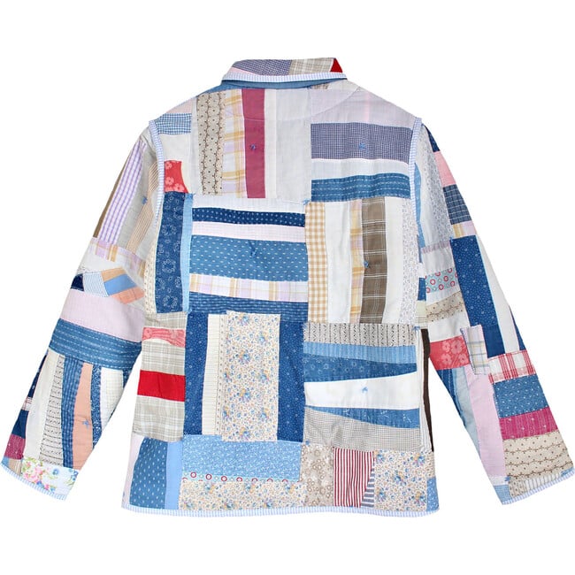 Adult Medium Vintage Quilt Jacket, Iprov Patchwork - Jackets - 2