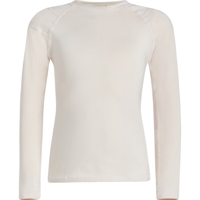 Unisex Long Sleeve Hip Length Rashguard, Salmon Sky