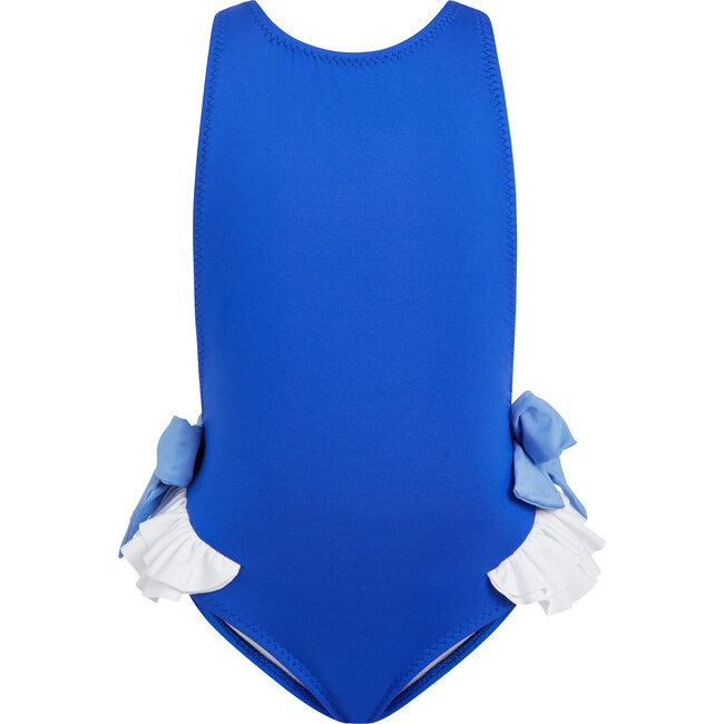 The Soho Crossover Back Strap One-Piece Swimwsuit, Blue Deep