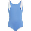 The Upper East Tie Knot One-Piece Swuimsuit, Blue Deep - One Pieces - 1 - thumbnail
