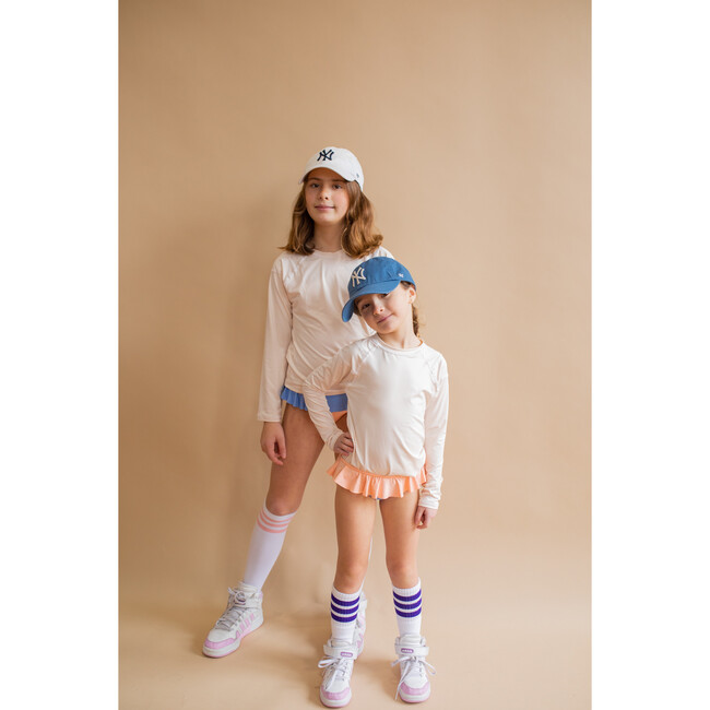 Ruffled Bikini Bottom Duo, Salmon Sky (Set Of 2) - Two Pieces - 3