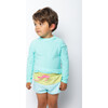 Swim Rashguard, Lemon Pop - Rash Guards - 2