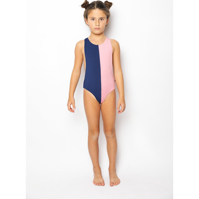The Chelsea One Piece Swimsuit, Rose Blue