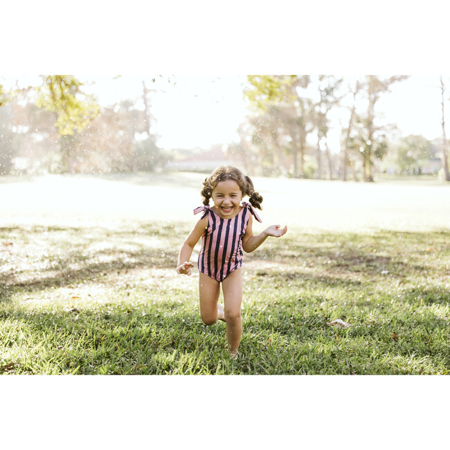 The Upper East One Piece Swimsuit, Rose Blue - One Pieces - 4