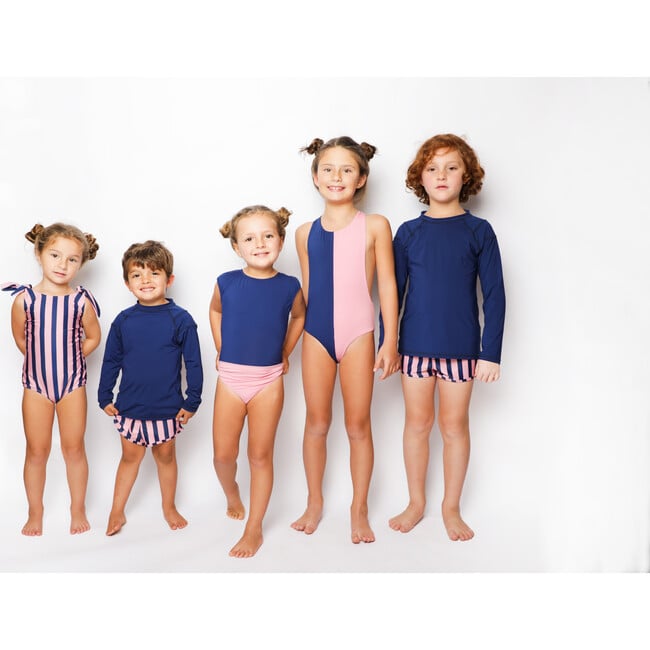 Swim Rashguard, Rose Blue - Rash Guards - 6