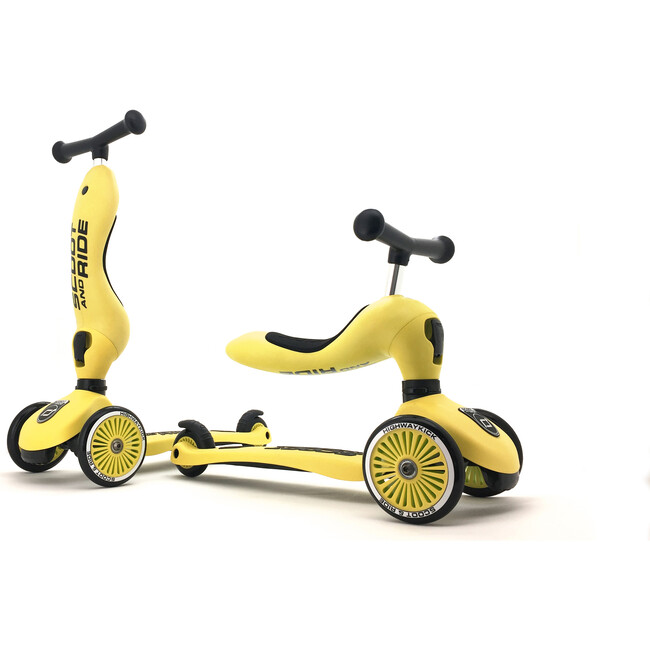 Scoot and Ride Highwaykick 1 Scooter and Ride On - Lemon