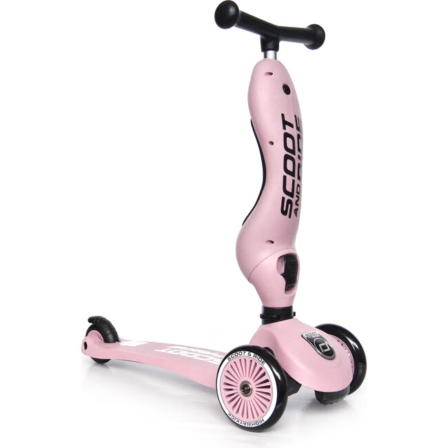 Scoot and Ride Highwaykick 1 Scooter and Ride On - Rose - Scooters - 4