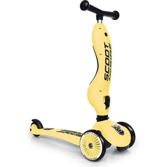 Scoot and Ride Highwaykick 1 Scooter and Ride On - Lemon - Scooters - 3