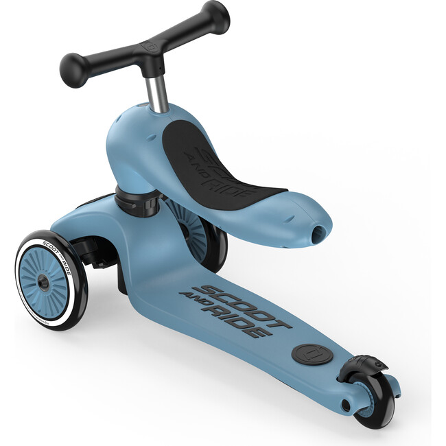 Scoot and Ride Highwaykick 1 Push and Go Scooter and Ride On Toy Steel - Scooters - 4