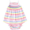 Rainbow Stripe Smocked Tank Dress - Dresses - 1 - thumbnail