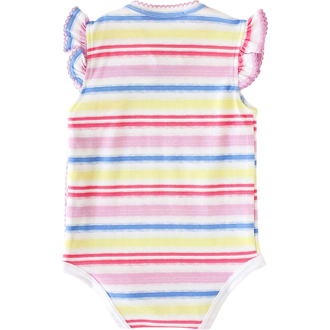 Rainbow Stripe Onesie with Bows