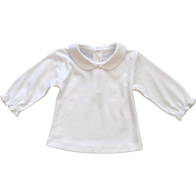 White Peter Pan Top
