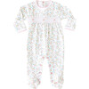 Pink Arabella Smocked Footie - Footie Pajamas - 1 - thumbnail