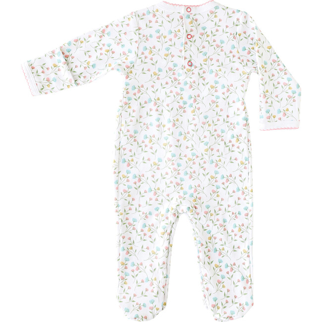 Pink Arabella Smocked Footie