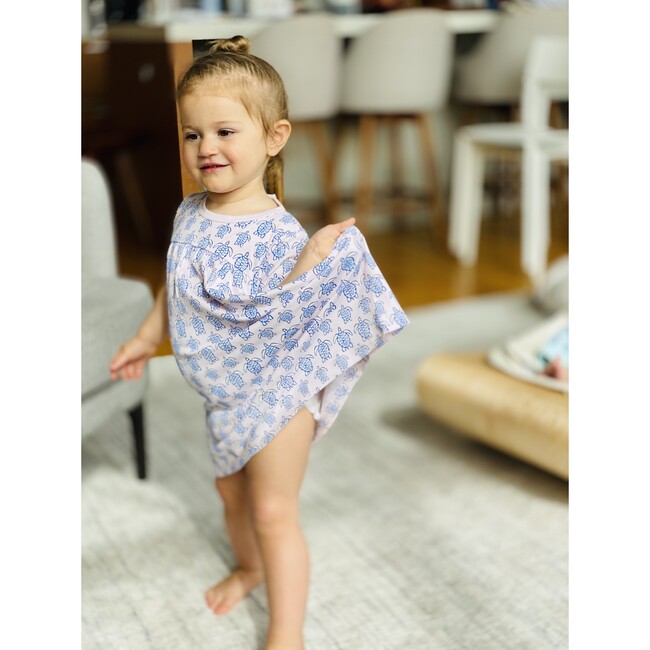 Pink Sea Turtle Swing Dress