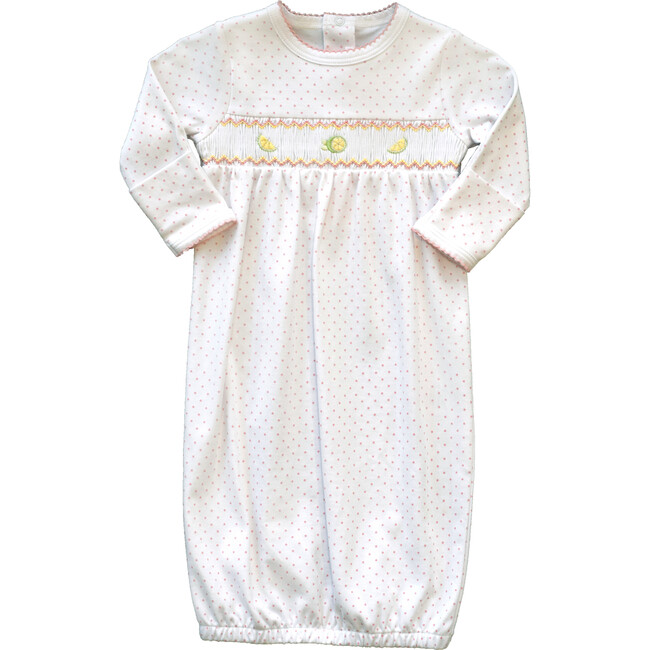 Pink Lemonade Smocked Gown