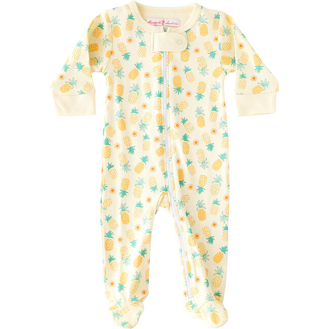 Pineapple Print Footie
