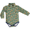 Green Fox Turtleneck Onesie - Onesies - 1 - thumbnail