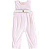 Pink Fox Smocked Romper - Rompers - 1 - thumbnail