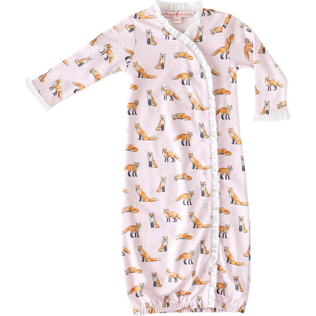 Pink Fox Ruffle Gown