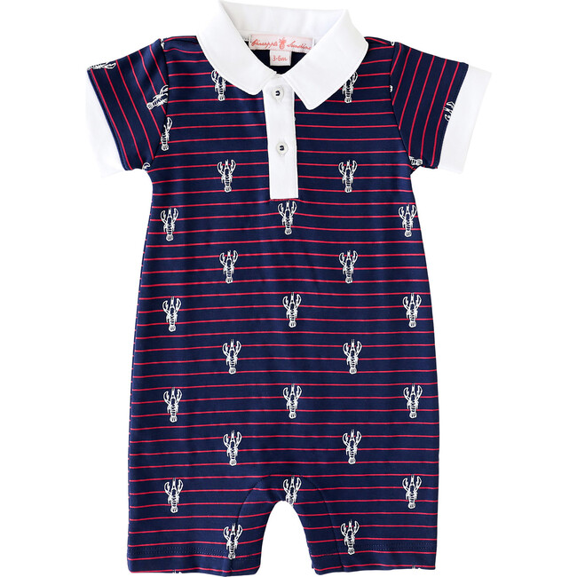 Lobster Stripe Romper