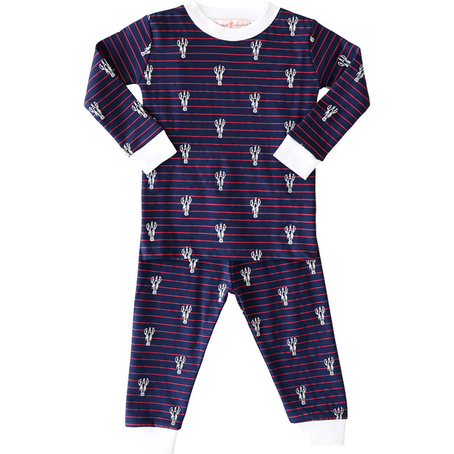 Lobster Stripe 2-Piece Pajama