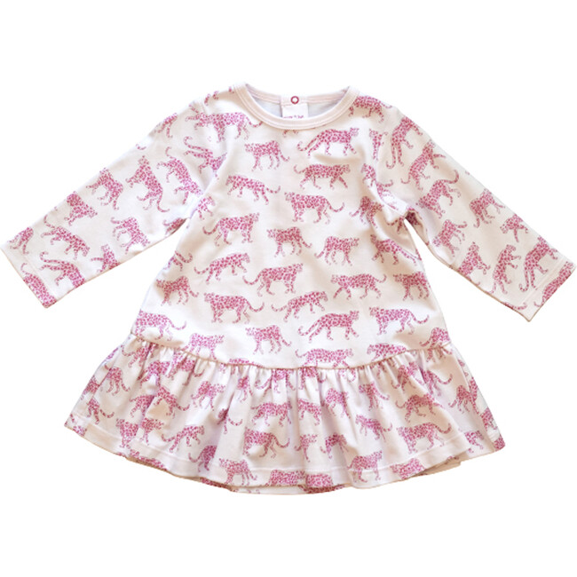 Pink Cheetah Swing Dress