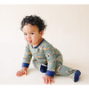 Green Fox Footie - Footie Pajamas - 2