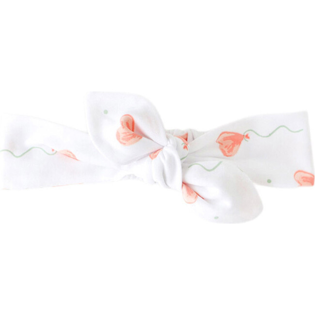 White Heart Balloon Headband