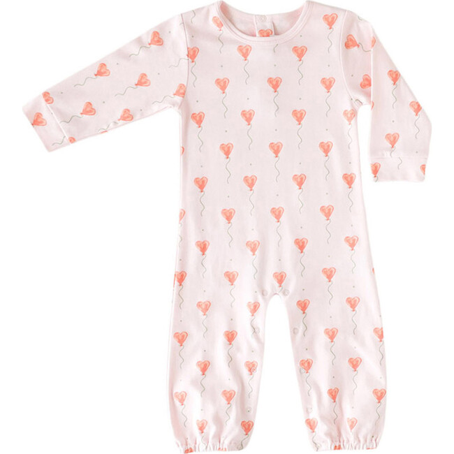 Pink Heart Balloon Romper