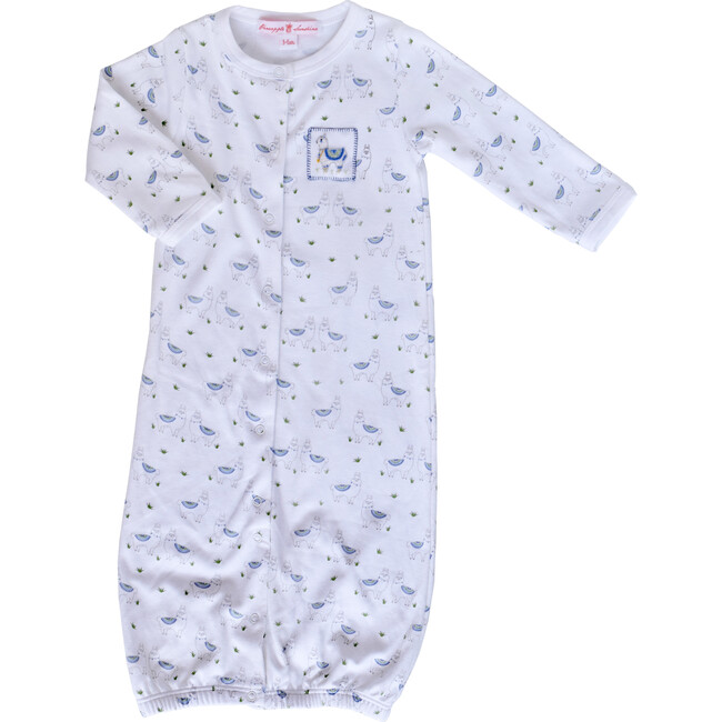 Alex the Alpaca Blue Converter Gown