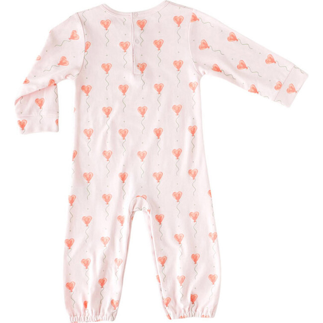 Pink Heart Balloon Romper - Rompers - 3