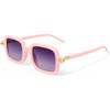 Kid's Rectangle Sunglasses, Pink - Sunglasses - 1 - thumbnail