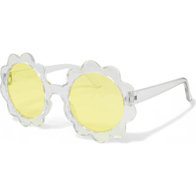 Kid's Transparent Petal Sunglasses, Clear
