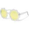 Kid's Transparent Petal Sunglasses, Clear - Sunglasses - 1 - thumbnail