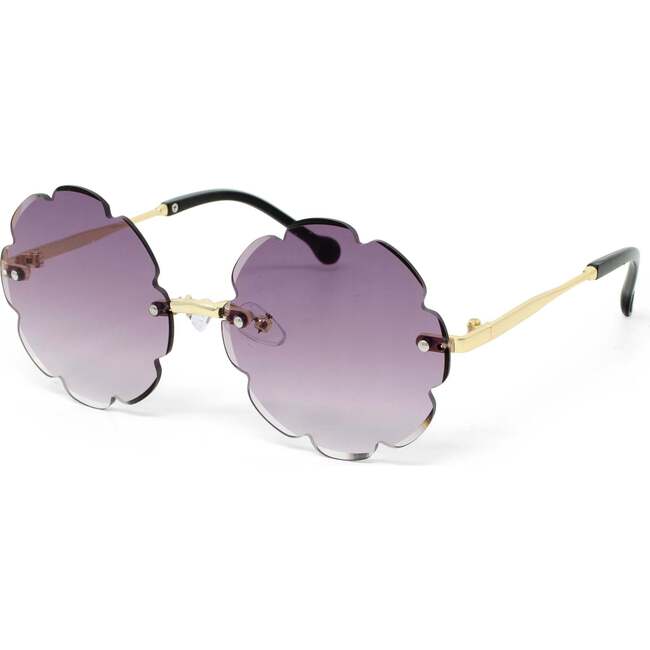 Kid's Frameless Petal Sunglasses, Purple