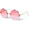 Kid's Frameless Petal Sunglasses, Pink - Sunglasses - 1 - thumbnail