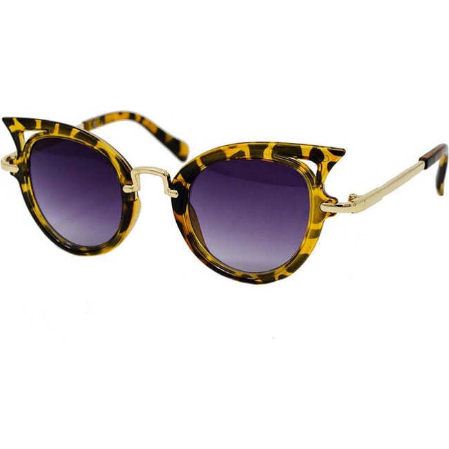 Kid's Cat Eye Sunglasses, Leopard