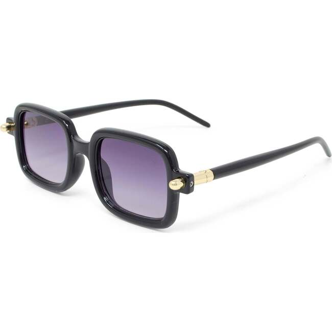 Kid's Rectangle Sunglasses, Black