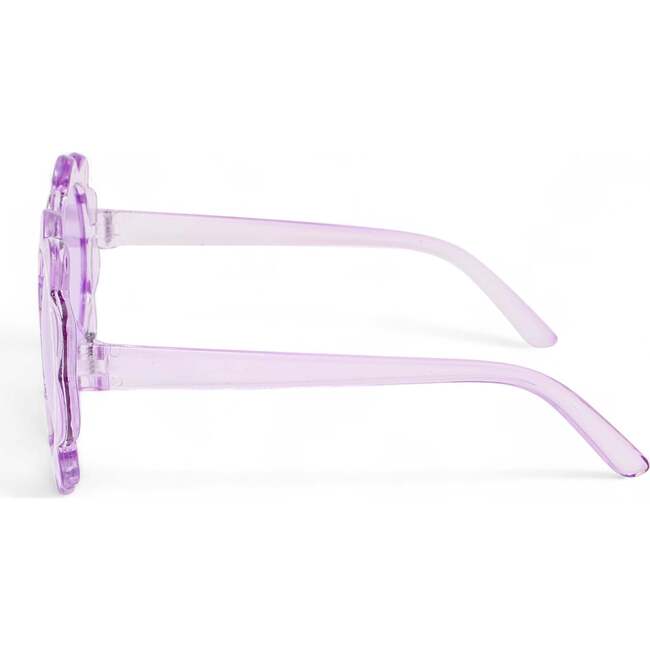 Kid's Transparent Petal Sunglasses, Purple
