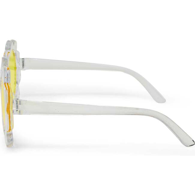 Kid's Transparent Petal Sunglasses, Clear