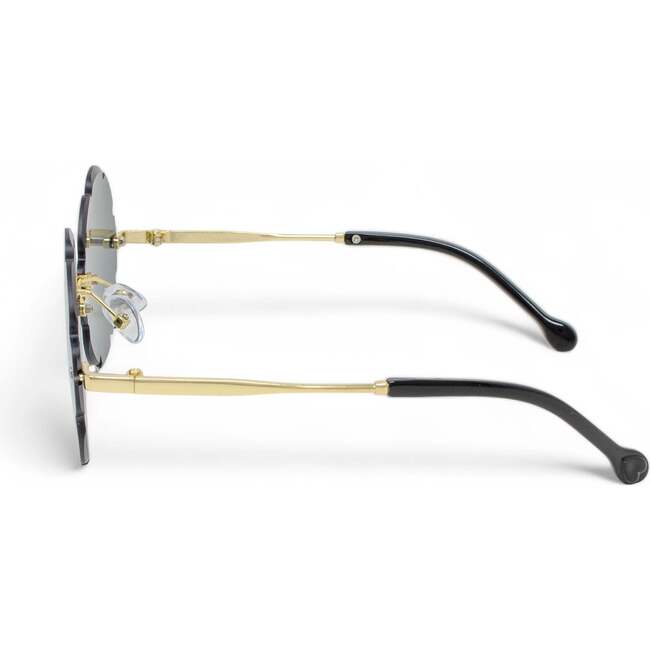 Kid's Frameless Petal Sunglasses, Black