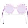 Kid's Transparent Petal Sunglasses, Purple - Sunglasses - 3