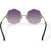 Kid's Frameless Petal Sunglasses, Purple - Sunglasses - 3