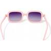 Kid's Rectangle Sunglasses, Pink - Sunglasses - 3