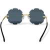 Kid's Frameless Petal Sunglasses, Black - Sunglasses - 3