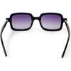 Kid's Rectangle Sunglasses, Black - Sunglasses - 3